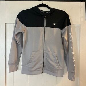 Hurley Kids Two-Tone Black and Gray Jacket